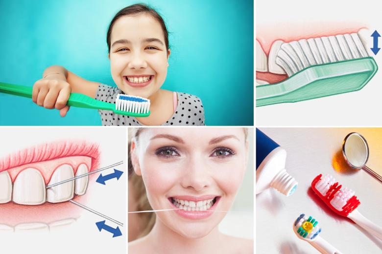 При чистке зубная щетка должна охватывать зубы купить ингалятор в тамбове